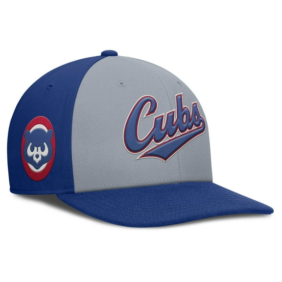 Men's Nike Gray/Royal Chicago Cubs Pro Performance Snapback Hat