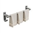 thumbnail image 1 of Toallero de baño con ganchos, perchero de aluminio for pared, sin necesidad de taladrar., 1 of 6