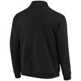 thumbnail image 4 of Men's Colosseum Black Nebraska Huskers Tortugas Logo Quarter-Zip Jacket, 4 of 4