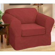 Home Trends Matelasse Chair Slipcover, Chili