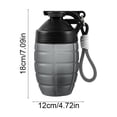 thumbnail image 7 of 600ML Shaker Bottle with Mixing Ball, Portable Leakproof Protein Shake Cup for Gym & Outdoor, 7 of 7