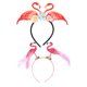 thumbnail image 1 of KAKOWELY 2 diademas tropicales con diseño de flamencos, ideal para fiestas luau y verano., 1 of 4