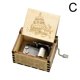 thumbnail image 1 of Caja de música tallada, caja de música retro, caja de música de madera con manivela, caja de música, caja de música, caja de música, enamorarse, 1 of 7