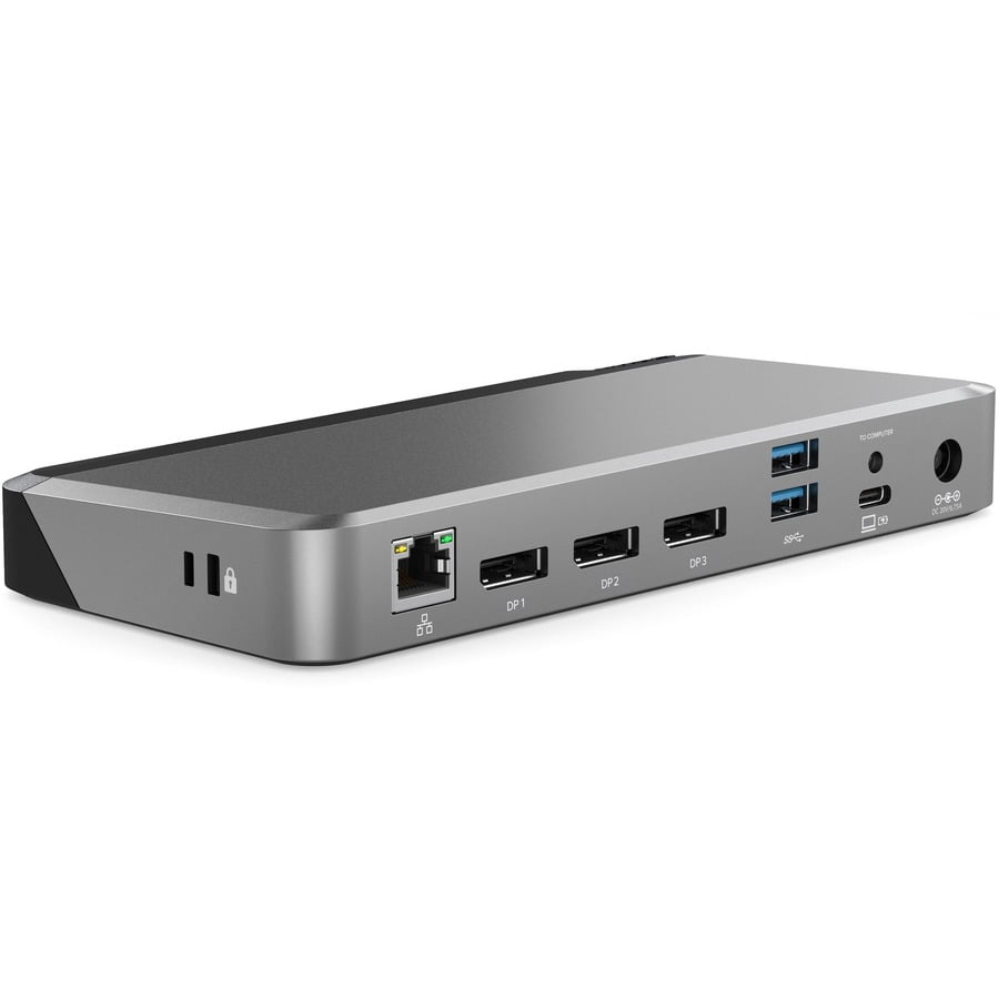 Alogic Universal Dock Triple Display Screen 4K docking station with 100W power delivery PD DP Alt Mode USB-C and USB-A devices