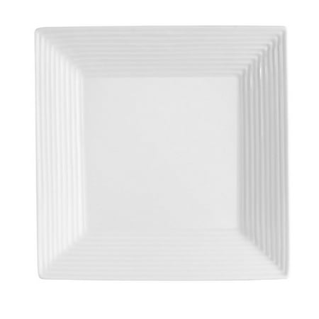

Cambridge Square Square Plate 12 Sq. X 1-1/8 H Porcelain White 12 packs