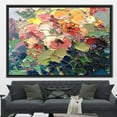 thumbnail image 2 of Contemporary Canvas, Colorful Printed, Modern Poster, Acrylic Printed, Colorful Abstract Art Canvas, Abstract Flower Printed Canvas, Canvas Wall Decor - Black Framed, 2 of 9