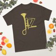 thumbnail image 2 of Jazz Music Retro Vintage Jazz Musician Graphic classic tee (Dark Chocolate, M), 2 of 4