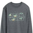 thumbnail image 3 of Star Wars - The Mandalorian Grogu Star Wars  - Men's Long Sleeve Graphic T-Shirt, 3 of 5