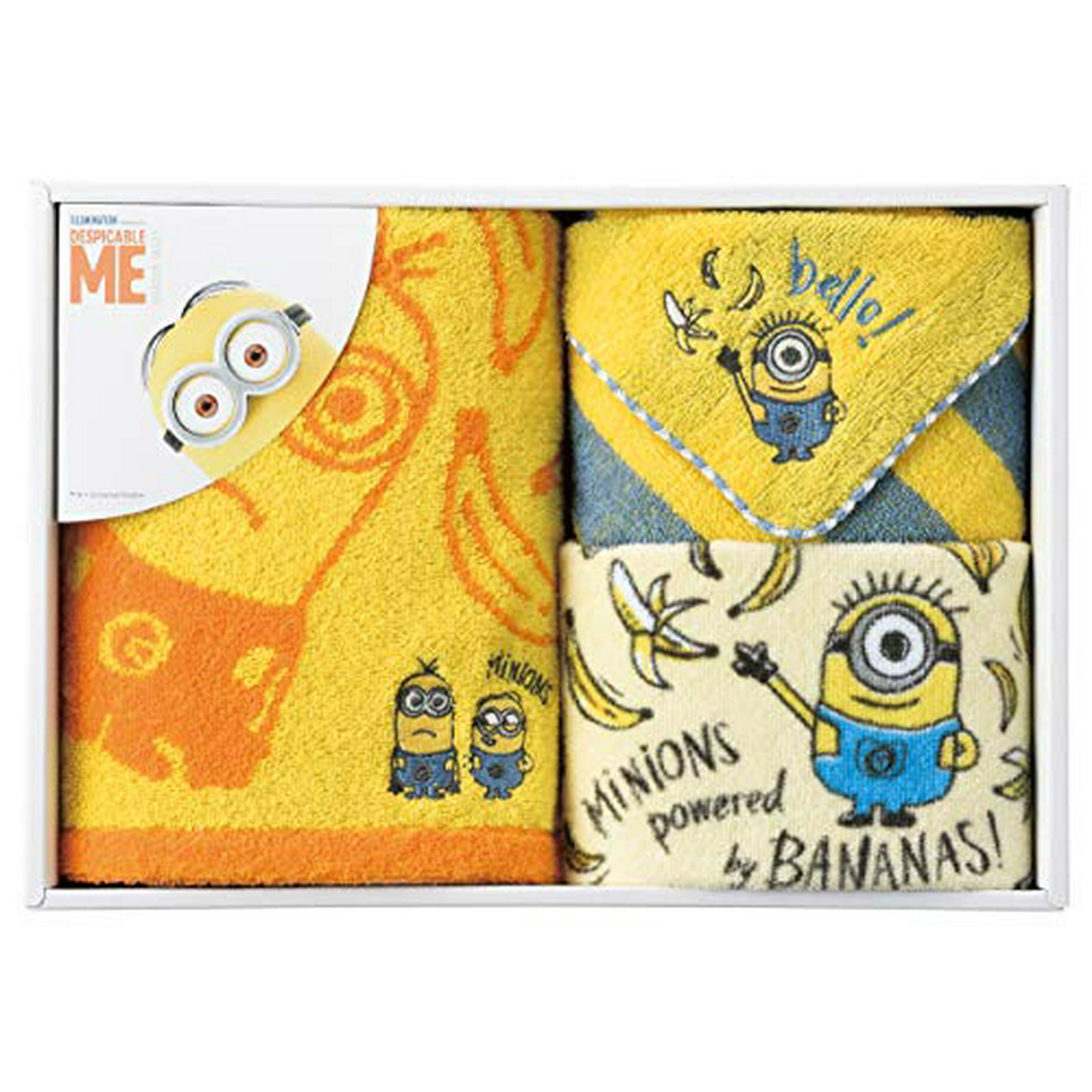 Maruma Towel Gift Set MINION Minion MN 0220 2 Hand Towels 1 Face Towel Minion Banana 4805021800 Walmart