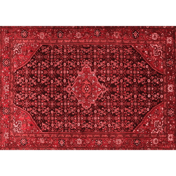 Ahgly Company Indoor Rectangle Persian Red Traditional Area Rugs, 5' x 7'