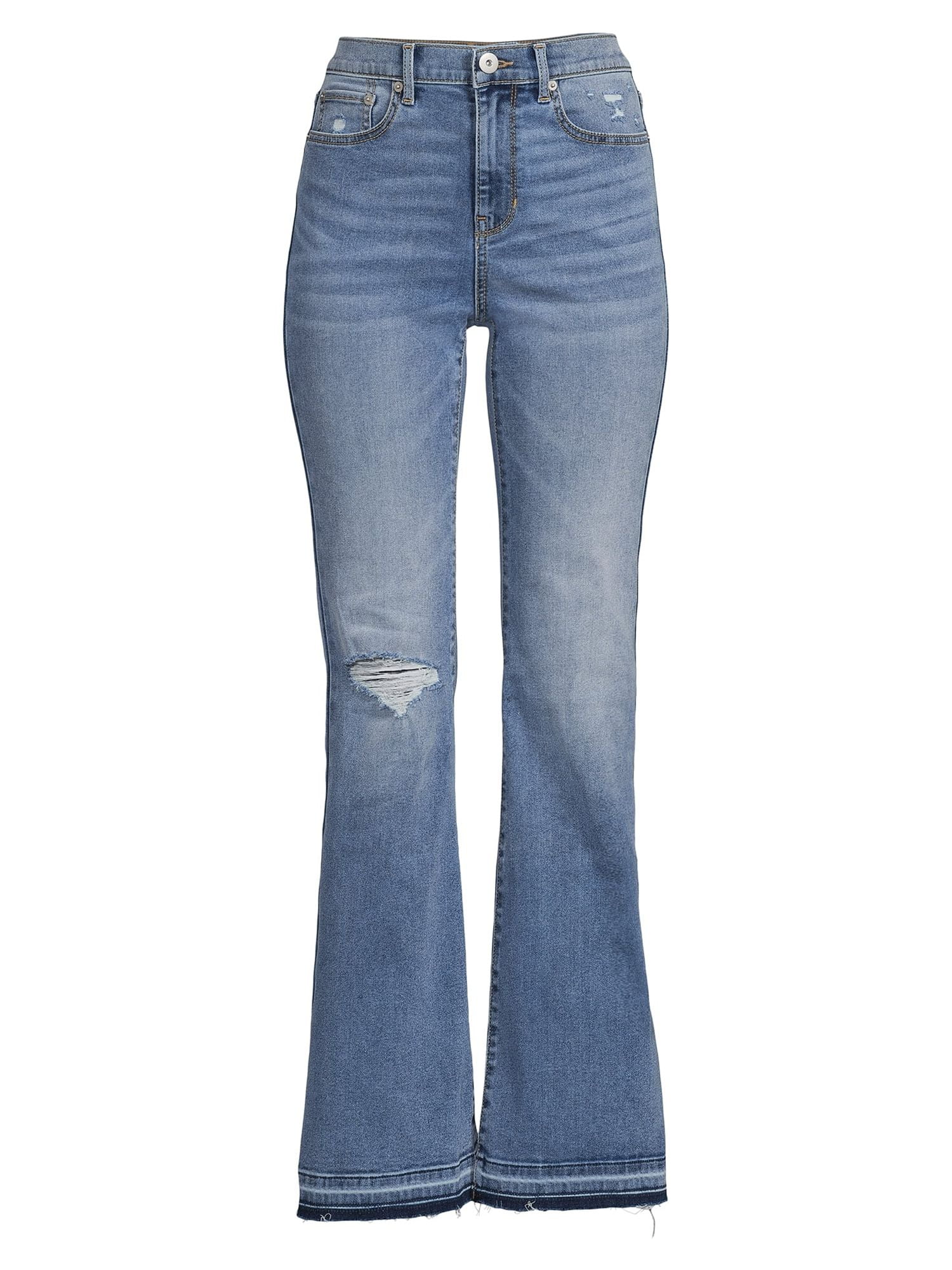 No Boundaries Women's Juniors Flare Jean