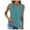 Light Blue, variant on Njagoc3 Womens Summer V - Neck Sleeveless Top, Coral, Loose Fit, Breathable Fabric, Casual Daily & Weekend Outing, Versatile Tank Top