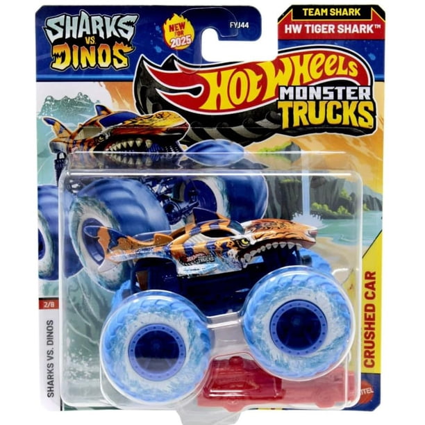 Toy Hot Wheels Monster Trucks Sharks vs Dinos 2025 1:64