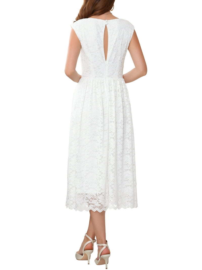 two piece night out dress Fareed Strapless Lace Corset Two Piece Maxi Dress In White S