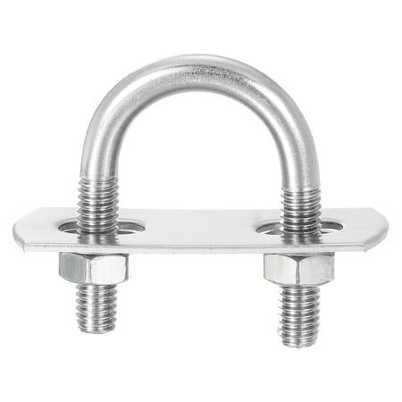 

Round U-Bolts 6 Sets 20mm(0.79 ) Inner Width 39mm Length M6 304 Stainless Steel U Clamp Bolt with Nuts and Plates