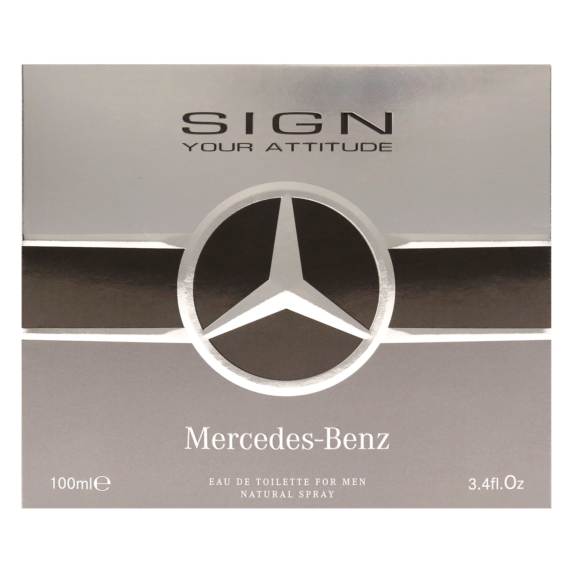 Mercedes-Benz Men's Sign Your Attitude, Cologne for Men, 3.4 oz