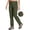 Army Green, variant on Hiking Pants Women Lightweight Casual Pants for Summer Elastic Waist Work Cargo Pants Quick Drying
