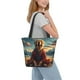 thumbnail image 2 of Balery Meditating Golden Retriever Bolsa de Hombro con Diseño, Bolsa Grande y Duradera, Bolsa Versátil para Compras, 2 of 6