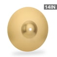 thumbnail image 1 of Yeacher Brass Crash Cymbal Drum Instrument Cymbals Practical Alloy Cymbal for Percussion Instruments Players Beginners, 1 of 8