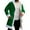 Dark Green, variant on Cozy Winter Hooded Cardigan, Sherpa-Lined Christmas Jacket for Men & Women, Festive Outdoor Comfort, Long Sleeve Holiday â [Color], [Size]