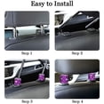 thumbnail image 2 of OTOSTAR 4 Pack Bling Car Headrest Collars Rings, Sparkling Rhinestones Interior Decor Car Seat Head Rest Collars for Car SUV Truck (Violet), 2 of 6