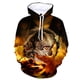 thumbnail image 3 of Sudadera con capucha de bulldog francés con impresión 3D para hombre, suéteres casuales de moda, sudadera con patrón de perro pug, ropa de abrigo de talla grande para hombre, 3 of 5