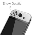 thumbnail image 3 of Para Carcasa Ns Oled Crystal Clear Anti-Scratch Case para NS OLED Transparente Flip Skin (Blanco), 3 of 6