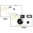 thumbnail image 4 of 15 Pack Gold Hearts Wedding Memories Disposable Camera,  Wedding Camera, Anniversary Camera, from CustomCameraCollection WM-50349-15pk, 4 of 5