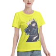 thumbnail image 2 of T-Shirt Basique à Manches Courtes pour Femmes Demon Slayer : Shitou Wuichiro, 2 of 6