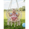 thumbnail image 3 of BemeyourBBs Newborn Baby Girl Baseball Outfit Infant Baby Girls Clothes Plaid Gingham Romper Cute Bow Baseball Embroidery Flying Sleeve Backless Bodysuit Jumpsuit Playsuit, 3 of 8