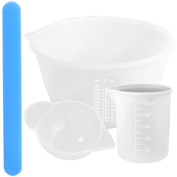 LOLIPPYY 1 Set of Epoxy Mixing Sticks Resin Crafts Mixing Tools for Craft Projects White Color