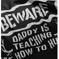 thumbnail image 5 of Beware Daddy Teaching Me to Hunt Toddler Boy Girl T Shirt Infant Toddler Brisco Brands 12M, 5 of 6