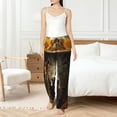 thumbnail image 4 of Fotbe Sunflower Cowboy Hat Cow Pantalones de Pijama para Mujer, Pantalones de Dormir, Pantalones Pj con Cordón y Bolsillos-Small, 4 of 6