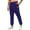 Purple, variant on LpwkSSA Men's Casual Jogger Pants Elastic Waist Drawstring Side Pockets Tapered Leg Comfortable Lightweight Sportswear for Outdoor Activities Daily Wear Red M