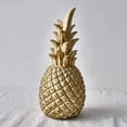 thumbnail image 3 of Regalo moderno de resina con forma de piña, decoración para el hogar, decoración de oficina, decoración de bodas (pequeño dorado), 3 of 6