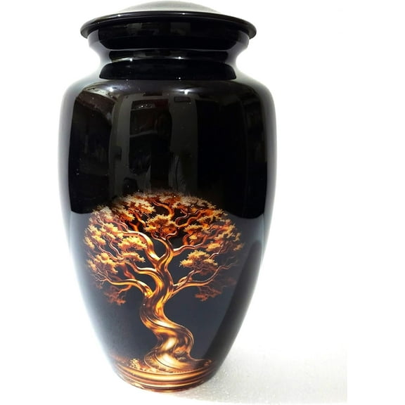 Tree of Life Urn – 10-Inch Memorial Urn for Human and Dog Ashes, Elegant Tribute for Cherished Remembrance