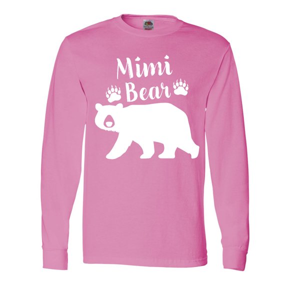Inktastic Mimi Bear in White Long Sleeve T-Shirt