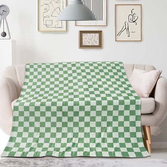Throw Blanket All Season Blankets Gifts Flannel Fleece Super Soft Warm and Cozy for Sofa Bed Couch Travel Blanket Birthday 50"x60"