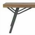 thumbnail image 3 of vidaXL Solid Acacia Wood Weather Resistant Patio Bench, Brown, 3 of 5