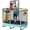 Blue-Dinosaurs, variant on MIERES Kids Indoor Trampoline, Safety Enclosure Net and Adjustable Handrail, 1-8 Children, 500lbs Capacity, 7-in-1, 60"