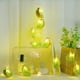 thumbnail image 3 of Cadena de alambre de cobre con 10 luces LED para una decoración creativa del hogar. Lindas luces LED con forma de kiwi, 3 of 8