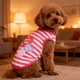 thumbnail image 5 of 4 Packs Dog Shirts for Small Dogs, Breathable Girl Dog Clothes, Soft Lightweight Summer Dog Pink Vest Clothes for Girl,L, 5 of 10
