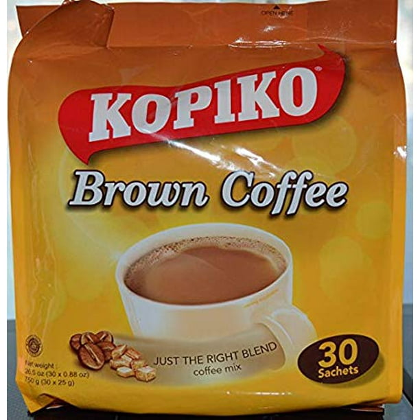 Kopiko Instant 3 In 1 Brown Coffee 30 Packets/Bag (26.5 Oz) Walmart