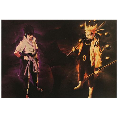 Download SHIYAO Anime Naruto Kraft Paper Poster - Walmart.com ...