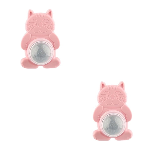 Juguete mordida para gato Greeniant 2piezas Rosa juguete molar realista limpieza ejercicio