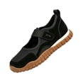 thumbnail image 2 of Breathable Hook-And-Loop Sneakers, Womens Retro Mary Jane Sneakers Lightweight Comfortable Slip On Walking Shoes Non Slip Work Business Casual Tennis Footwear Womens Fashion Ballet Sneakers, Black 6, 2 of 9