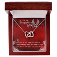 thumbnail image 4 of To My Wife Firefighter wife Inseparable Necklace, 4 of 20