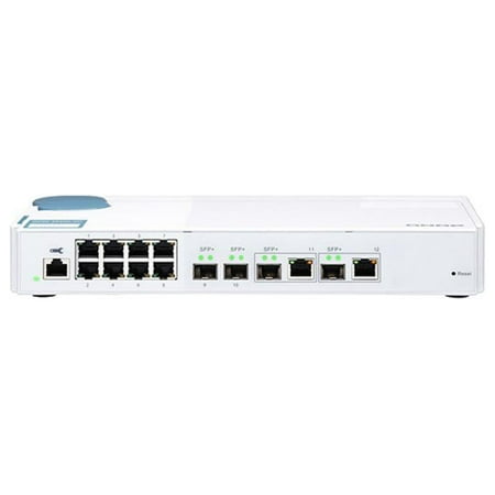 UPC: 0885022018727 | Qnap QSW-M408-2C-US Web Managed Entry-level 10GbE Layer 2 Web Managed Switch for SMB Network Deployment