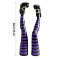 thumbnail image 3 of Halloween Evil Witch Thigh Decoration Funny Spooky Party Prop Humorous Witch Legs Decor for Halloween Parties Unique Heterosexual Witch Thigh Ornament, Witch Costume Prop, Spooky Funny Decor(A), 3 of 8