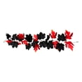 thumbnail image 3 of Kdkad Halloween Black Maple Leaf Vines, Artificial Fall Garland, Flexible Foliage Hanging Vines, Halloween Decorations for Porch, Fireplace, Railing, Table, Halloween Party Decor, 39In, 3 of 7